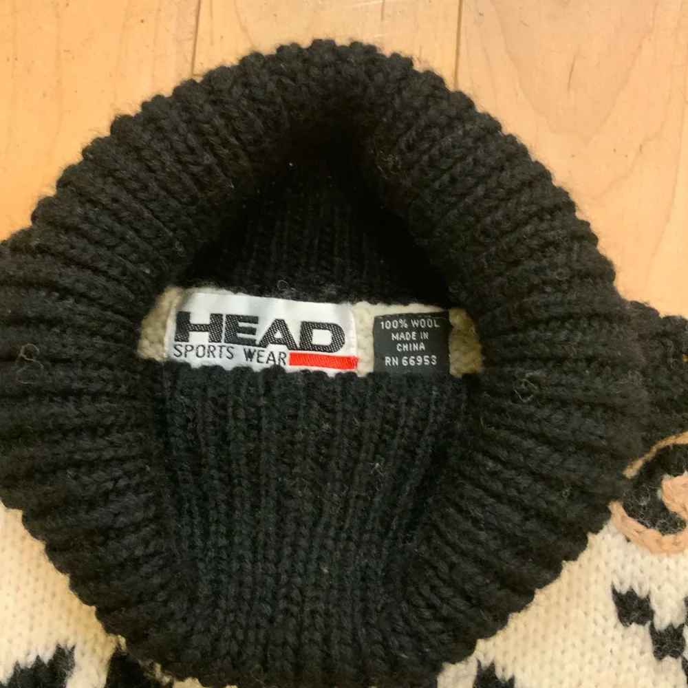 Head stylish turtleneck